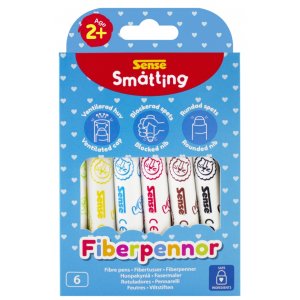 Småtting Faserstifte 6-P Småtting Faserstifte 6-P