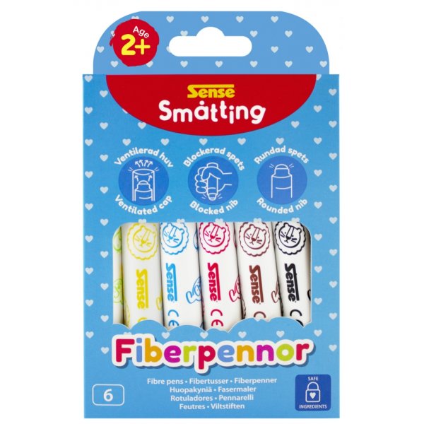 Smtting Faserstifte 6-P