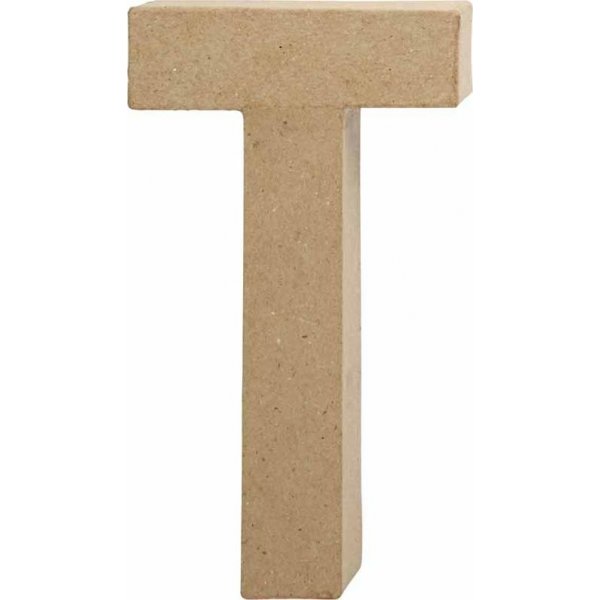 Pappbuchstabe - T - 5 cm