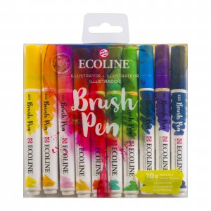 Ecoline Pinselstifte im 10er-Pack - Illustrator Ecoline Pinselstifte im 10er-Pack - Illustrator