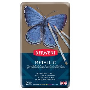 Derwent Pastellstifte (Metallic) - 12 Bleistifte Derwent Pastellstifte (Metallic) - 12 Bleistifte