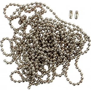 Kugelkette - versilbert - 3 m Kugelkette - versilbert - 3 m