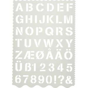 Vorlage - Buchstaben und Zahlen Vorlage - Buchstaben und Zahlen