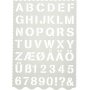 Vorlage - Buchstaben und Zahlen