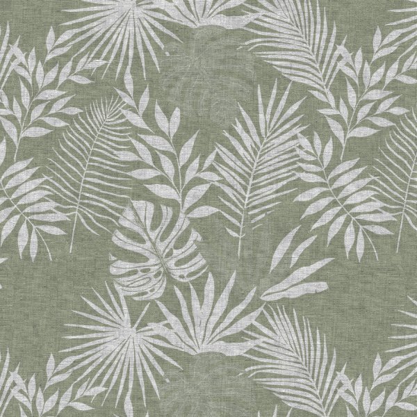 Wachstuch PVC Borneo - Grn