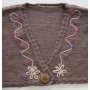 Strickanleitung - Bolero mit Stickerei