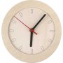 Uhr mit Holzrahmen - 15 cm