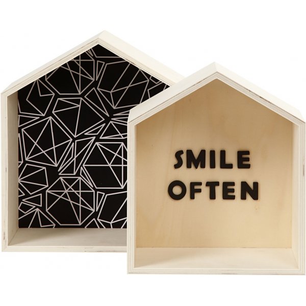 Aufbewahrungsboxen - Haus - 2 Stk Aufbewahrungsboxen - Haus - 2 Stk