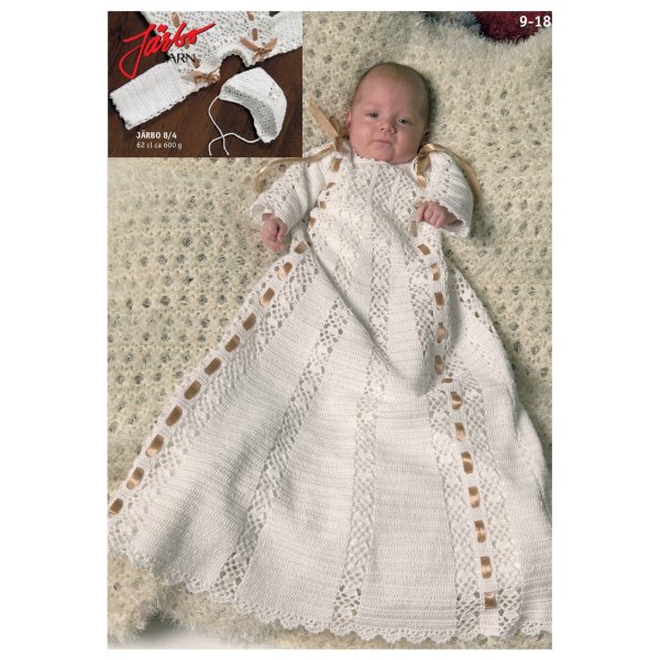 Strickanleitung - Taufkleid (9-18)