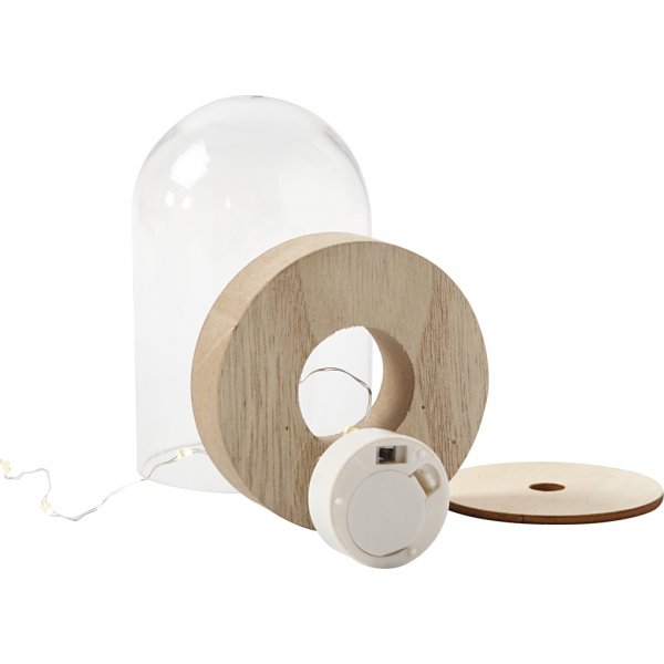 LED-Lichterkette - Silber - 27 cm