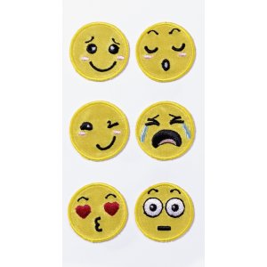 Textilaufkleber - Emojis Textilaufkleber - Emojis