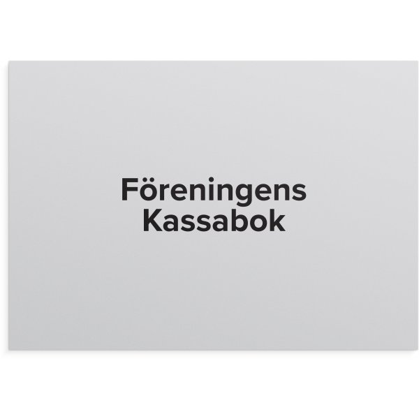 Das Kassenbuch des Vereins - A4L