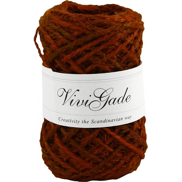 Naturhanf - rot - 30 m