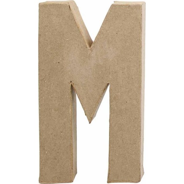Pappbuchstabe - M - 5 cm