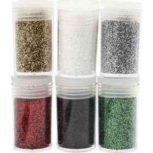 Glitzer - gemischte Farben - 6 x 5 g Glitzer - gemischte Farben - 6 x 5 g
