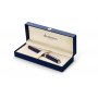 Fllfederhalter Waterman Exception Slim Laque - Silberbesatz - Feines Blau