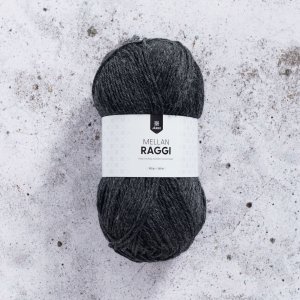 Mittlerer Raggi 100g - Aschgrau Mittlerer Raggi 100g - Aschgrau
