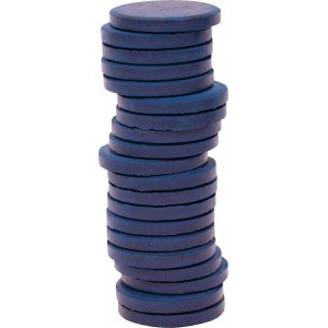 Farbpucks ø 30 mm - dunkelblau - 20 Stk Farbpucks ø 30 mm - dunkelblau - 20 Stk