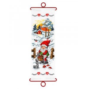 Stickset Minivepa - Weihnachtsmann mit Hase Stickset Minivepa - Weihnachtsmann mit Hase