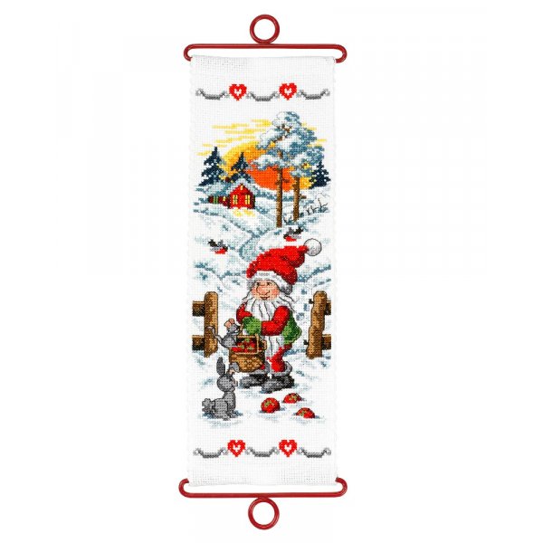Stickset Minivepa - Weihnachtsmann mit Hase