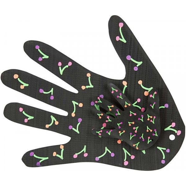 Deko-Textilstifte - 3 mm - Neonfarben - 6 Stk