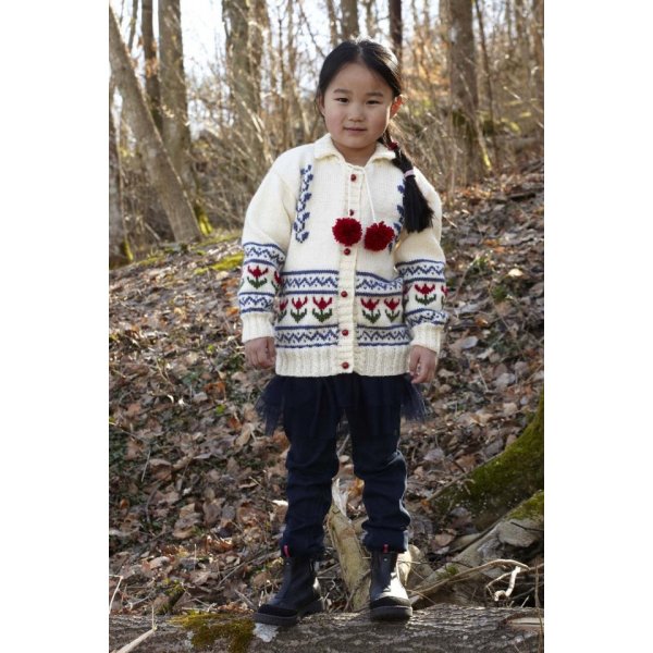 Strickanleitung - Strickjacke (Kinder - 6 Knpfe)