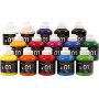 Schulfarbe - Acryl - Mischfarben - glnzend - 15 x 500 ml