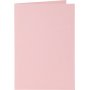 Karten und Umschlge - Rosa - 11,5 x 16,5 cm - 6 Sets