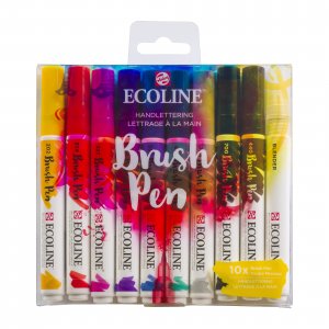 Ecoline Pinselstifte im 10er-Pack - Handlettering Ecoline Pinselstifte im 10er-Pack - Handlettering
