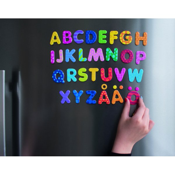 Magnetbuchstaben gemustert 60 Stk