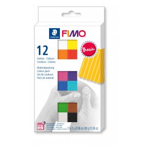 Modell Fimo Soft Set 12x1/2 - Basic Modell Fimo Soft Set 12x1/2 - Basic