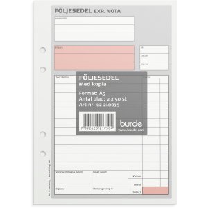 Lieferschein - A5 - 1 Exemplar - SEK-Spalte Lieferschein - A5 - 1 Exemplar - SEK-Spalte