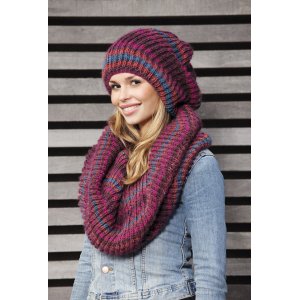 Strickmuster - Lack-Strickmütze und Schal-Polo Strickmuster - Lack-Strickmütze und Schal-Polo