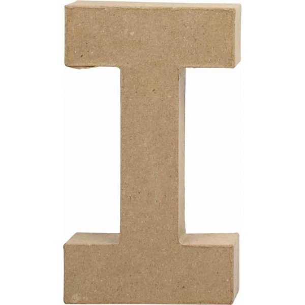 Pappbuchstabe - I - 6 cm