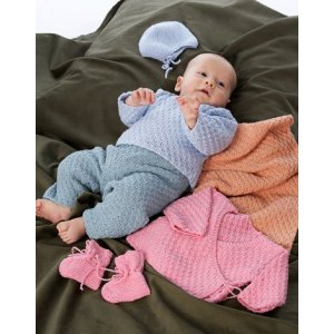Strickanleitung - Gitterstrick-Babyset Strickanleitung - Gitterstrick-Babyset
