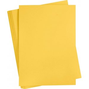 Farbiger Karton - Sonnengelb - A2 - 180 g - 100 Blatt Farbiger Karton - Sonnengelb - A2 - 180 g - 100 Blatt