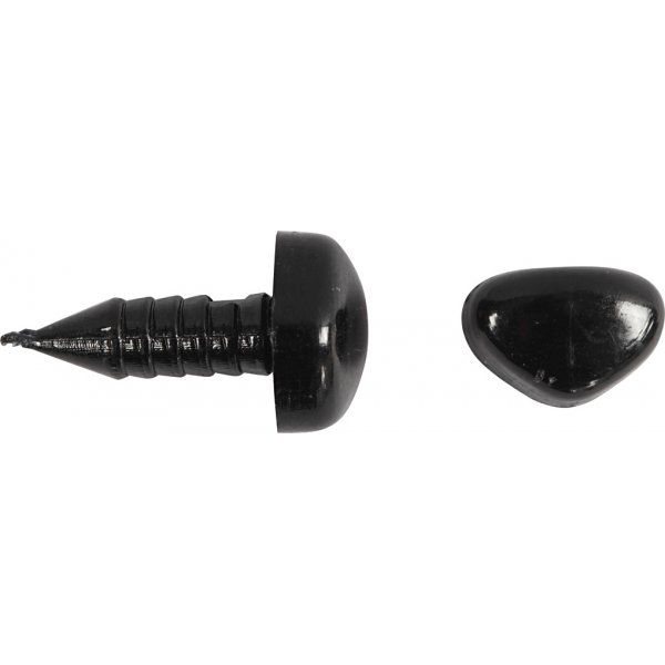 Augen und Nasen zum Modellieren - Schwarz