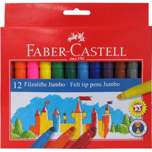 Fasermaler Jumbo - 12 Farben Fasermaler Jumbo - 12 Farben