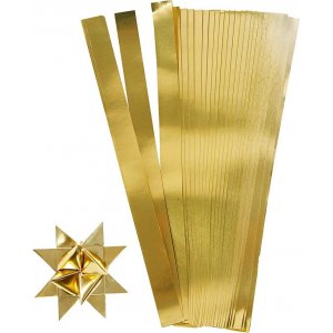 Sternstreifen - Gold - Ø4,5 cm - 100 Streifen Sternstreifen - Gold - Ø4,5 cm - 100 Streifen