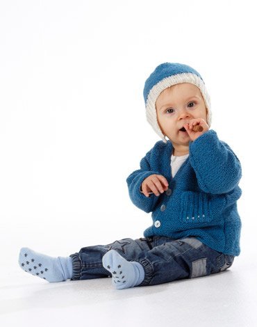 Strickmuster - Strickjacke und Mtze