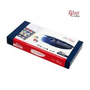 Aquarellfarben-Set ROSA Gallery - Metalldose 28 x 2,5 ml