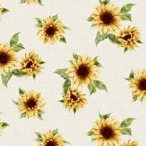 Plane PVC-Sonnenblumen