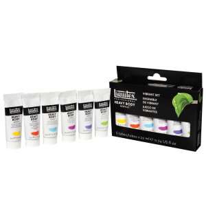 Acrylfarbenset Heavy Body Liquitex Lebendige Farben - 6x22 ml Acrylfarbenset Heavy Body Liquitex Lebendige Farben - 6x22 ml