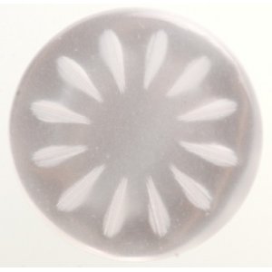 Knopf Rund 1 Loch 11 mm 4 Stück - Perlmutt Blumenmotiv Knopf Rund 1 Loch 11 mm 4 Stück - Perlmutt Blumenmotiv