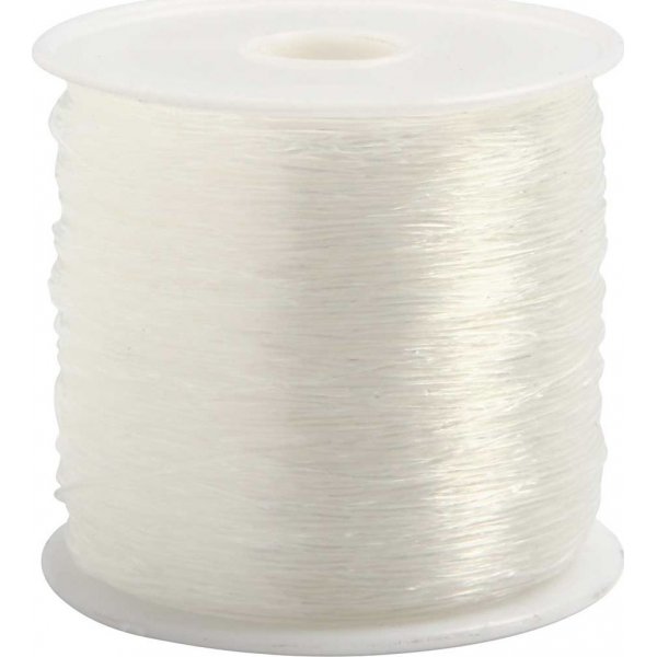 Elastischer Schmuckfaden - 0,5 mm - rund - 100 m
