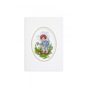 Stickset Karte - Helfer im Garten 3er-Pack Stickset Karte - Helfer im Garten 3er-Pack