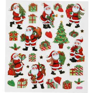 Aufkleber - klassische Weihnachtsfiguren Aufkleber - klassische Weihnachtsfiguren