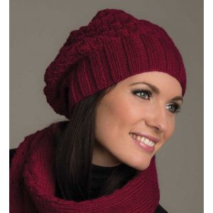 Strickmuster - Mütze mit Quadraten Strickmuster - Mütze mit Quadraten
