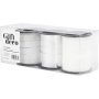 Geschenkkordel - Silber - Silberglitter - Wei - 3 x 15 m