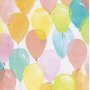 Geschenkpapier - Pastellfarben - Luftballons - 5 m